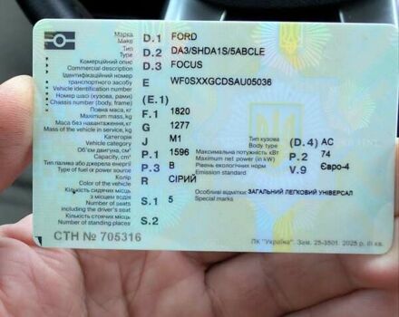 Серый Форд Фокус, объемом двигателя 1.6 л и пробегом 241 тыс. км за 6200 $, фото 25 на Automoto.ua
