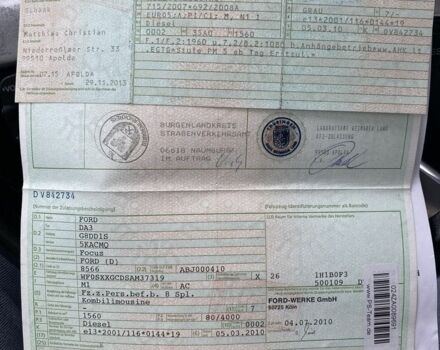 Серый Форд Фокус, объемом двигателя 1.6 л и пробегом 302 тыс. км за 5999 $, фото 15 на Automoto.ua