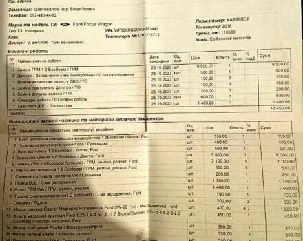 Серый Форд Фокус, объемом двигателя 1 л и пробегом 128 тыс. км за 6200 $, фото 6 на Automoto.ua