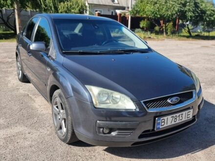 Форд Фокус 2006 у Кременчуге на Automoto.ua Сірий Форд Фокус, об'ємом двигуна 1.6 л та пробігом 240 тис. км за 4850 $, фото 1 на Automoto.ua