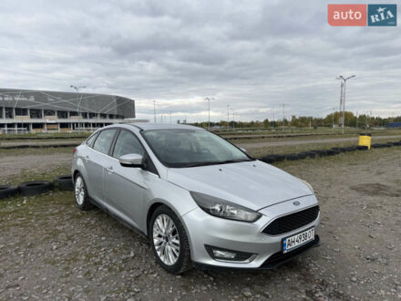 Сірий Форд Фокус, об'ємом двигуна 2 л та пробігом 131 тис. км за 8500 $, фото 1 на Automoto.ua