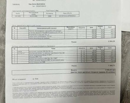 Синий Форд Фокус, объемом двигателя 1.6 л и пробегом 264 тыс. км за 4800 $, фото 10 на Automoto.ua