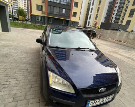 Синій Форд Фокус, об'ємом двигуна 1.6 л та пробігом 212 тис. км за 4300 $, фото 16 на Automoto.ua
