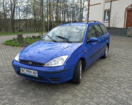 Синий Форд Фокус, объемом двигателя 1.6 л и пробегом 210 тыс. км за 3800 $, фото 1 на Automoto.ua