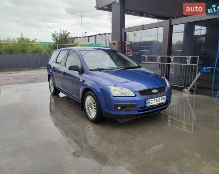 Синій Форд Фокус, об'ємом двигуна 1.6 л та пробігом 200 тис. км за 5370 $, фото 1 на Automoto.ua