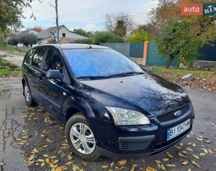 Синий Форд Фокус, объемом двигателя 1.6 л и пробегом 360 тыс. км за 4550 $, фото 12 на Automoto.ua