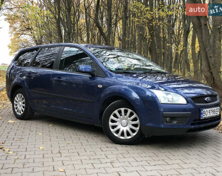 Форд Фокус 2007 в Тернополе на Automoto.ua Синий Форд Фокус, объемом двигателя 1.6 л и пробегом 248 тыс. км за 4600 $, фото 1 на Automoto.ua