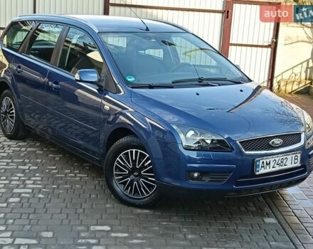 Синий Форд Фокус, объемом двигателя 1.8 л и пробегом 202 тыс. км за 5500 $, фото 4 на Automoto.ua