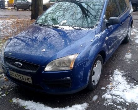 Синий Форд Фокус, объемом двигателя 1.6 л и пробегом 370 тыс. км за 3900 $, фото 1 на Automoto.ua