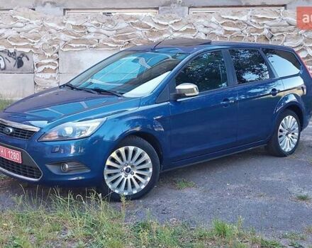 Синий Форд Фокус, объемом двигателя 1.6 л и пробегом 218 тыс. км за 6450 $, фото 1 на Automoto.ua