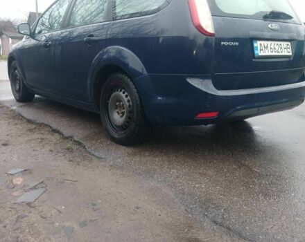 Синий Форд Фокус, объемом двигателя 1.6 л и пробегом 293 тыс. км за 5000 $, фото 1 на Automoto.ua