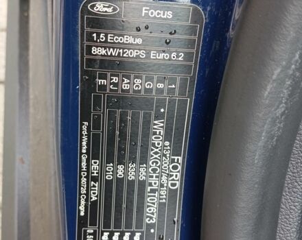 Синій Форд Фокус, об'ємом двигуна 1.5 л та пробігом 283 тис. км за 20978 $, фото 4 на Automoto.ua