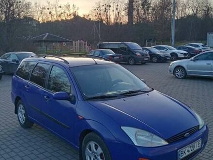 Синий Форд Фокус, объемом двигателя 1.8 л и пробегом 370 тыс. км за 3000 $, фото 1 на Automoto.ua