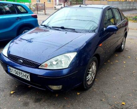 Синий Форд Фокус, объемом двигателя 1.8 л и пробегом 220 тыс. км за 3600 $, фото 1 на Automoto.ua