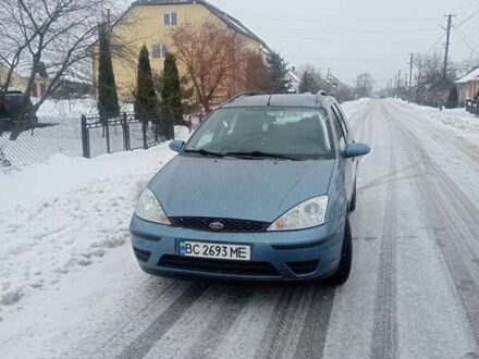 Синий Форд Фокус, объемом двигателя 1.6 л и пробегом 220 тыс. км за 3200 $, фото 1 на Automoto.ua