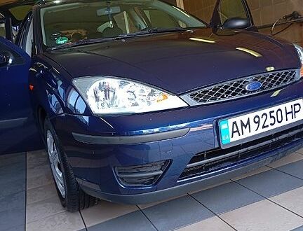 Синий Форд Фокус, объемом двигателя 1.6 л и пробегом 159 тыс. км за 4000 $, фото 1 на Automoto.ua