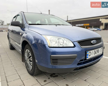 Синий Форд Фокус, объемом двигателя 1.6 л и пробегом 235 тыс. км за 4500 $, фото 1 на Automoto.ua
