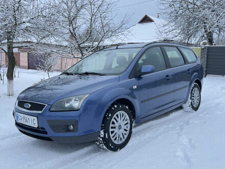 Синий Форд Фокус, объемом двигателя 1.6 л и пробегом 206 тыс. км за 4365 $, фото 1 на Automoto.ua