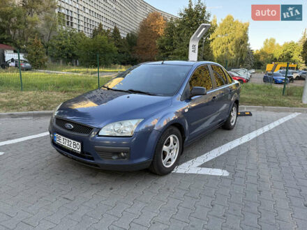 Синий Форд Фокус, объемом двигателя 1.6 л и пробегом 215 тыс. км за 4600 $, фото 1 на Automoto.ua