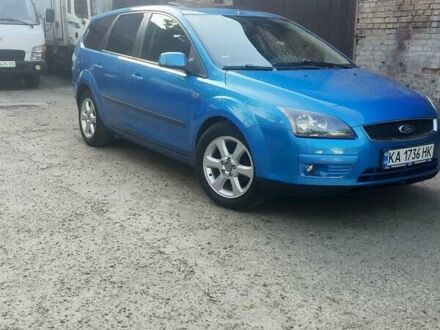 Синий Форд Фокус, объемом двигателя 1.6 л и пробегом 220 тыс. км за 5000 $, фото 1 на Automoto.ua