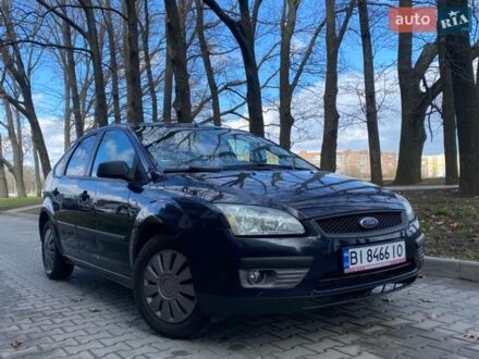 Синий Форд Фокус, объемом двигателя 1.4 л и пробегом 200 тыс. км за 4600 $, фото 1 на Automoto.ua
