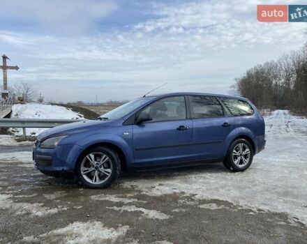 Синий Форд Фокус, объемом двигателя 1.8 л и пробегом 360 тыс. км за 3800 $, фото 1 на Automoto.ua