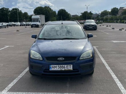 Форд Фокус 2006 в Житомире на Automoto.ua Синий Форд Фокус, объемом двигателя 1.8 л и пробегом 200 тыс. км за 4500 $, фото 1 на Automoto.ua