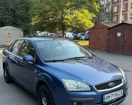 Синий Форд Фокус, объемом двигателя 1.6 л и пробегом 320 тыс. км за 3200 $, фото 1 на Automoto.ua