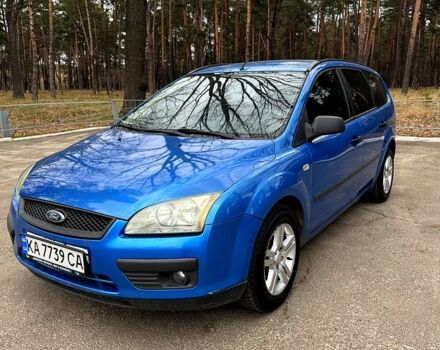 Синий Форд Фокус, объемом двигателя 1.6 л и пробегом 240 тыс. км за 4900 $, фото 1 на Automoto.ua