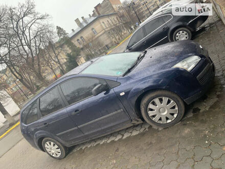 Синий Форд Фокус, объемом двигателя 1.8 л и пробегом 180 тыс. км за 4500 $, фото 1 на Automoto.ua