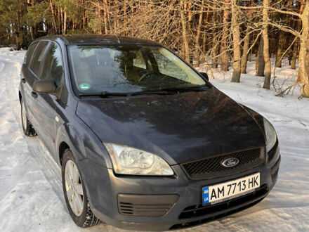 Синій Форд Фокус, об'ємом двигуна 2 л та пробігом 240 тис. км за 4700 $, фото 1 на Automoto.ua