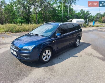 Синий Форд Фокус, объемом двигателя 1.6 л и пробегом 232 тыс. км за 4800 $, фото 1 на Automoto.ua