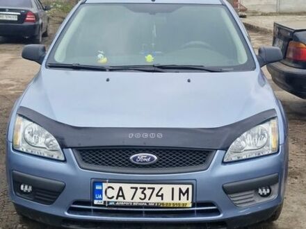 Синий Форд Фокус, объемом двигателя 1.6 л и пробегом 242 тыс. км за 4000 $, фото 1 на Automoto.ua
