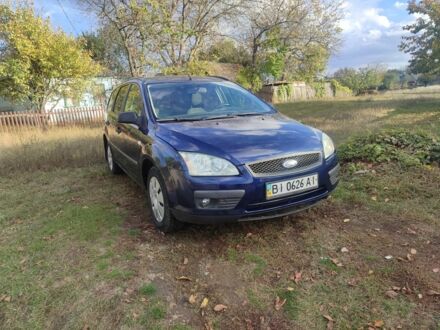 Синий Форд Фокус, объемом двигателя 1.6 л и пробегом 253 тыс. км за 4300 $, фото 1 на Automoto.ua