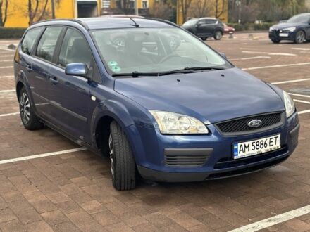 Форд Фокус 2006 в Житомире на Automoto.ua Синий Форд Фокус, объемом двигателя 1.8 л и пробегом 205 тыс. км за 4550 $, фото 1 на Automoto.ua