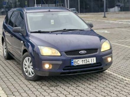 Синий Форд Фокус, объемом двигателя 1.6 л и пробегом 300 тыс. км за 4300 $, фото 1 на Automoto.ua
