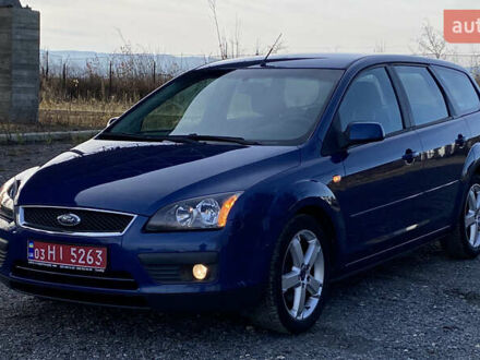 Синий Форд Фокус, объемом двигателя 1.6 л и пробегом 231 тыс. км за 5250 $, фото 1 на Automoto.ua