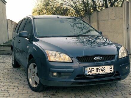 Синий Форд Фокус, объемом двигателя 1.6 л и пробегом 400 тыс. км за 4000 $, фото 1 на Automoto.ua