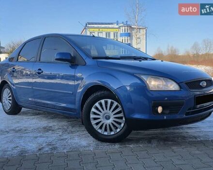 Синий Форд Фокус, объемом двигателя 1.6 л и пробегом 237 тыс. км за 4999 $, фото 1 на Automoto.ua