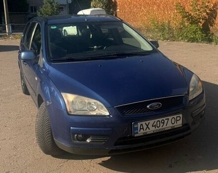 Синий Форд Фокус, объемом двигателя 1.6 л и пробегом 285 тыс. км за 3500 $, фото 1 на Automoto.ua