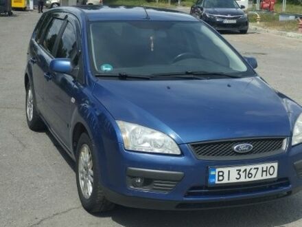 Синий Форд Фокус, объемом двигателя 1.6 л и пробегом 290 тыс. км за 4300 $, фото 1 на Automoto.ua