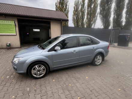 Синий Форд Фокус, объемом двигателя 1.6 л и пробегом 347 тыс. км за 4600 $, фото 1 на Automoto.ua