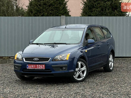 Синий Форд Фокус, объемом двигателя 1.6 л и пробегом 231 тыс. км за 4999 $, фото 1 на Automoto.ua