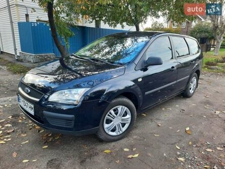 Форд Фокус 2007 в Полтаве на Automoto.ua Синий Форд Фокус, объемом двигателя 1.6 л и пробегом 360 тыс. км за 4550 $, фото 1 на Automoto.ua