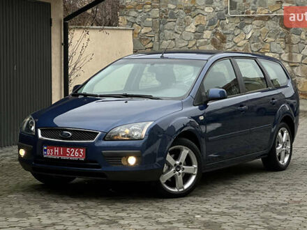 Синий Форд Фокус, объемом двигателя 1.6 л и пробегом 231 тыс. км за 4999 $, фото 1 на Automoto.ua