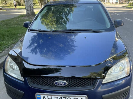 Форд Фокус 2007 в Славянске на Automoto.ua Синий Форд Фокус, объемом двигателя 1.6 л и пробегом 320 тыс. км за 4500 $, фото 1 на Automoto.ua