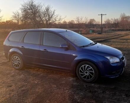 Синий Форд Фокус, объемом двигателя 1.6 л и пробегом 246 тыс. км за 6000 $, фото 1 на Automoto.ua