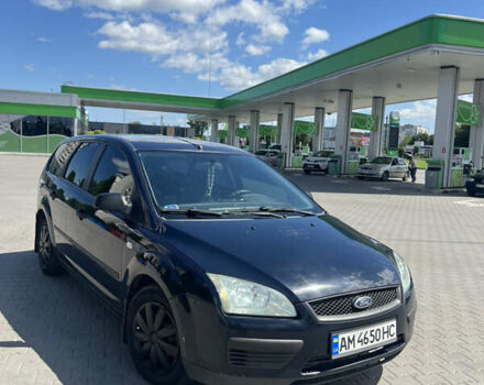 Синий Форд Фокус, объемом двигателя 1.6 л и пробегом 330 тыс. км за 2999 $, фото 1 на Automoto.ua