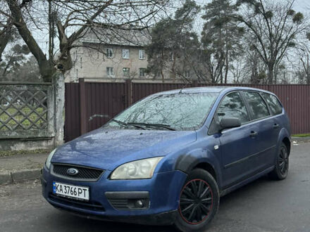 Синий Форд Фокус, объемом двигателя 1.6 л и пробегом 330 тыс. км за 3000 $, фото 1 на Automoto.ua