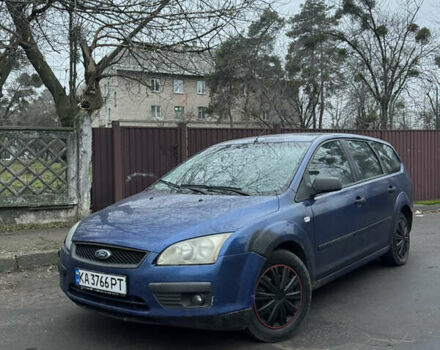 Синий Форд Фокус, объемом двигателя 1.6 л и пробегом 330 тыс. км за 3000 $, фото 1 на Automoto.ua